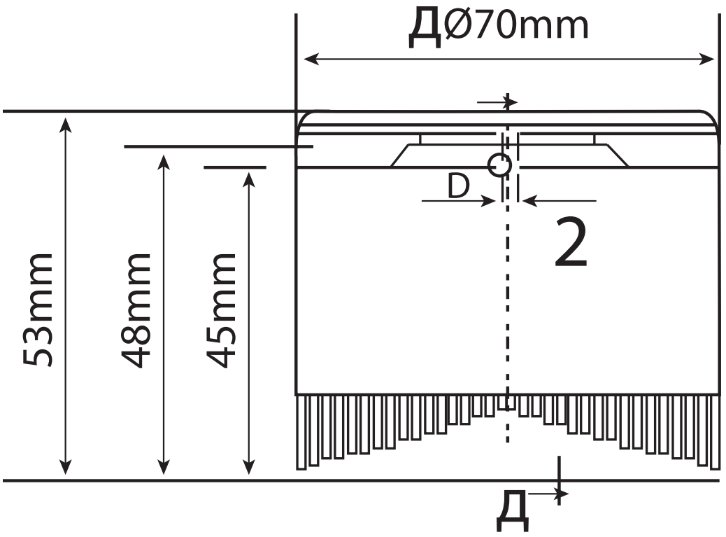 זמזם למנורת התראה מודולרית MOFLASH SIGNALLING LED-TLM-AUD-04